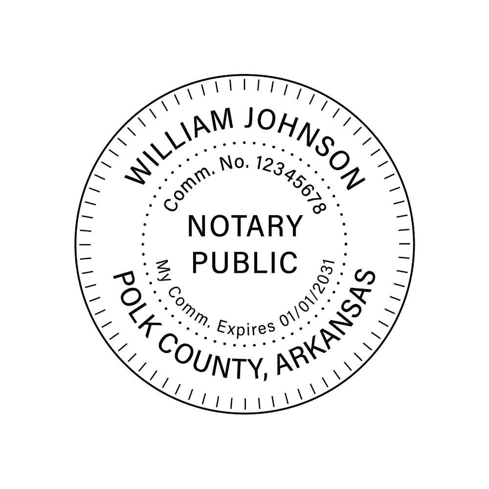 JL Arkansas Notary Stamp