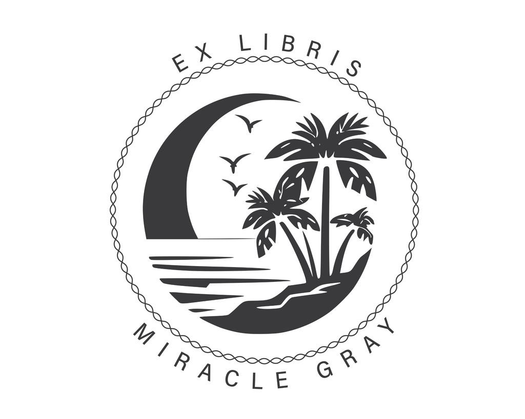 Personalized Book Self Ink Stamp - JL-BEACH13