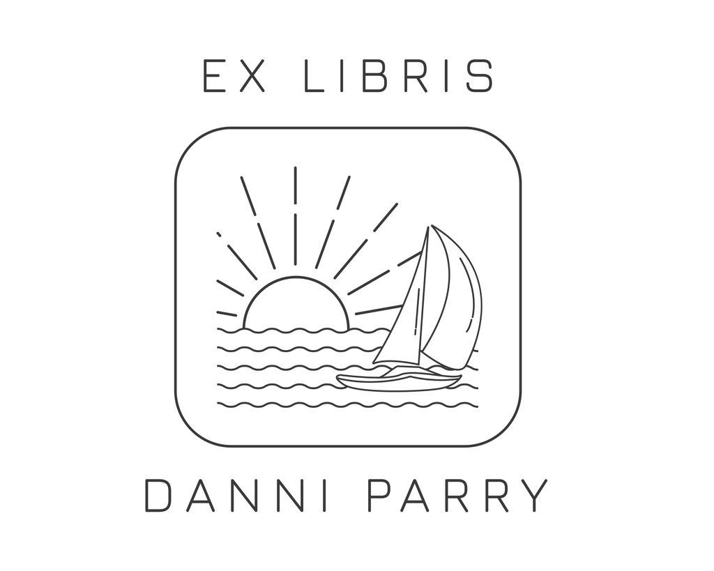 Personalized Book Self Ink Stamp - JL-BEACH3