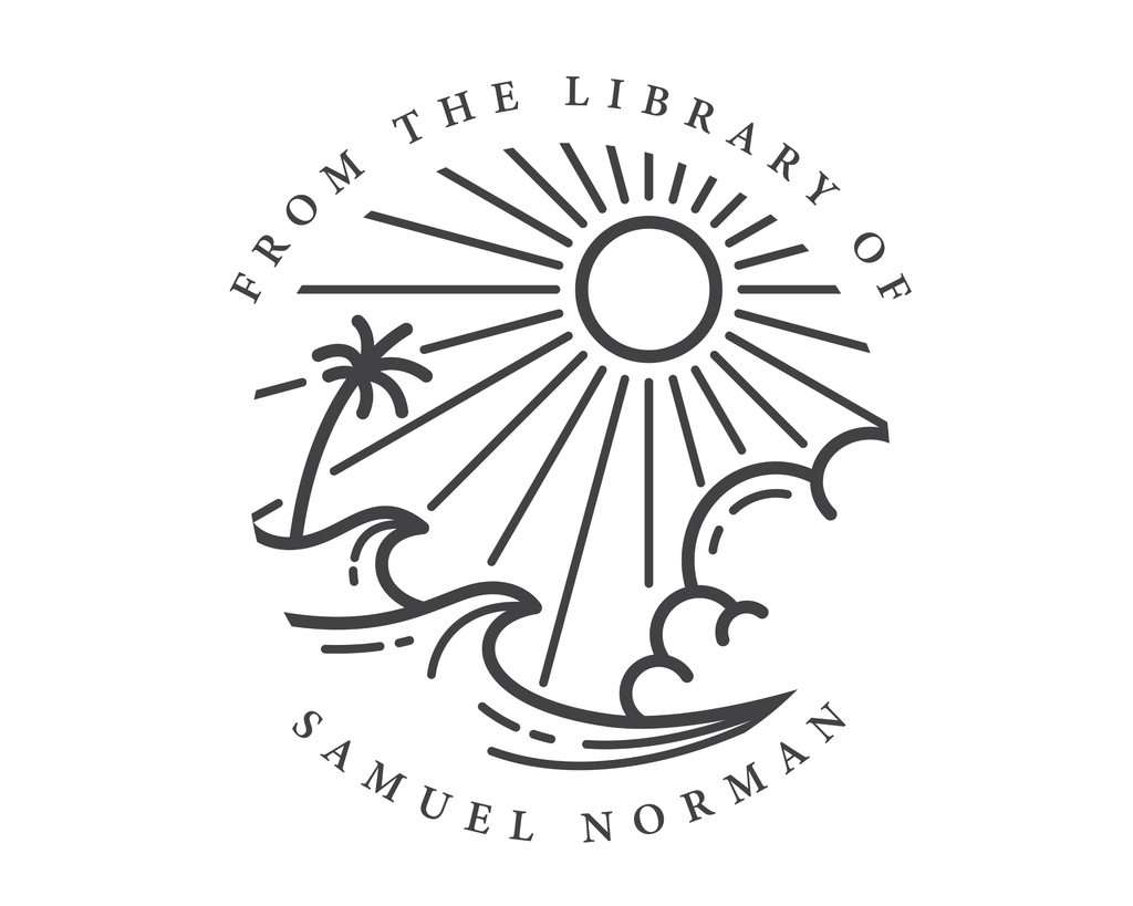 Personalized Book Self Ink Stamp - JL-BEACH8