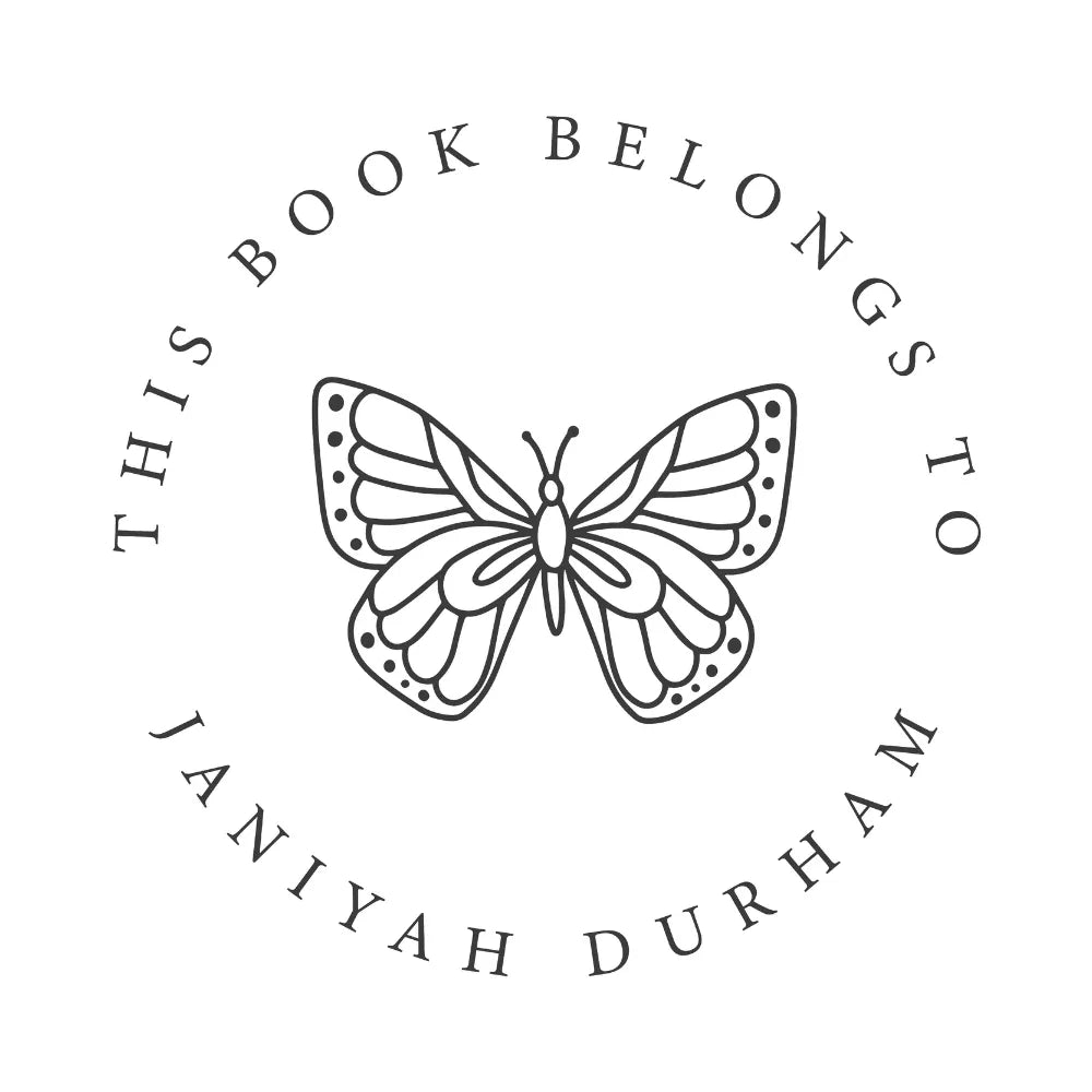 Butterfly Book Stamps