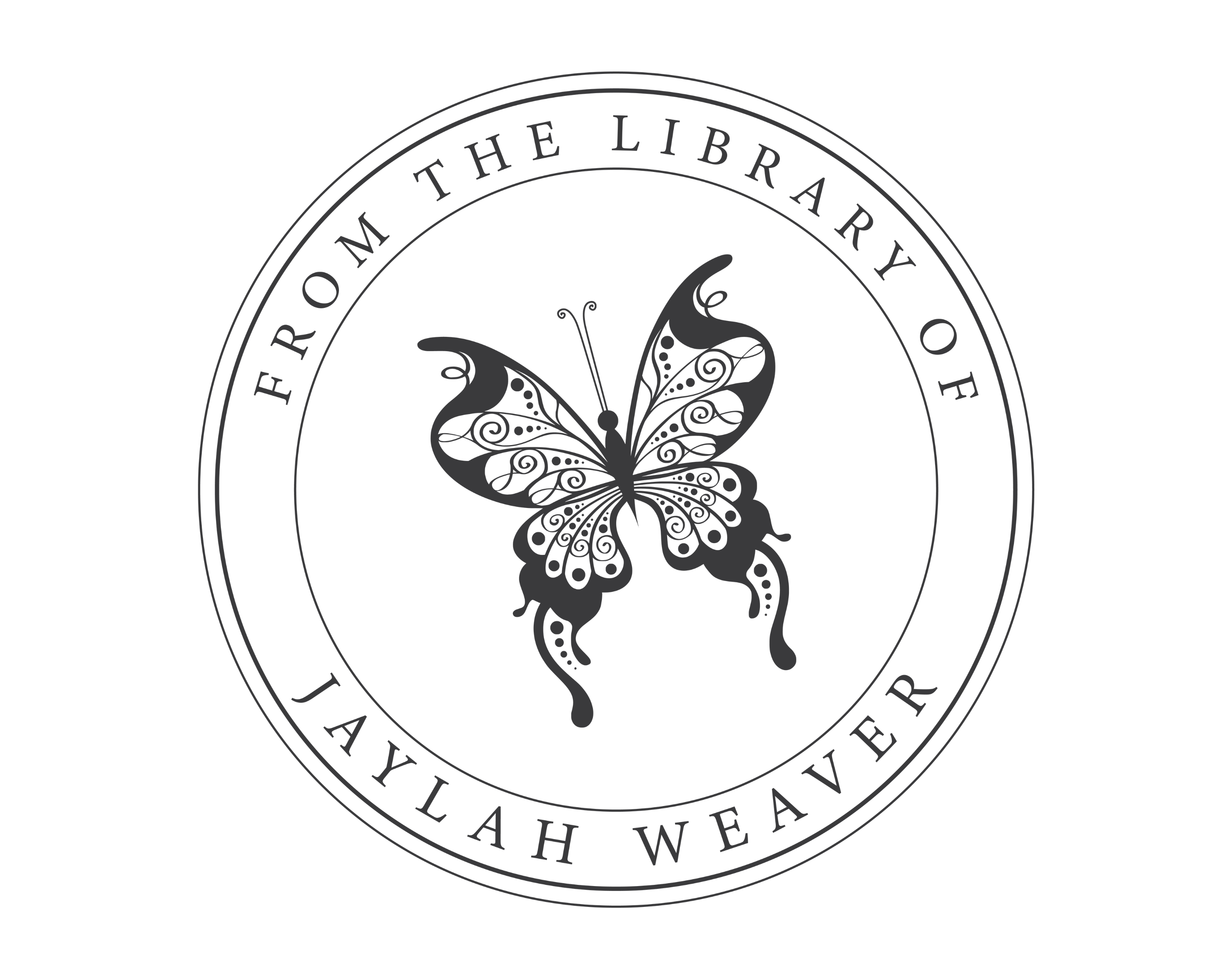 Personalized Book Self Ink Stamp - JL-BF4