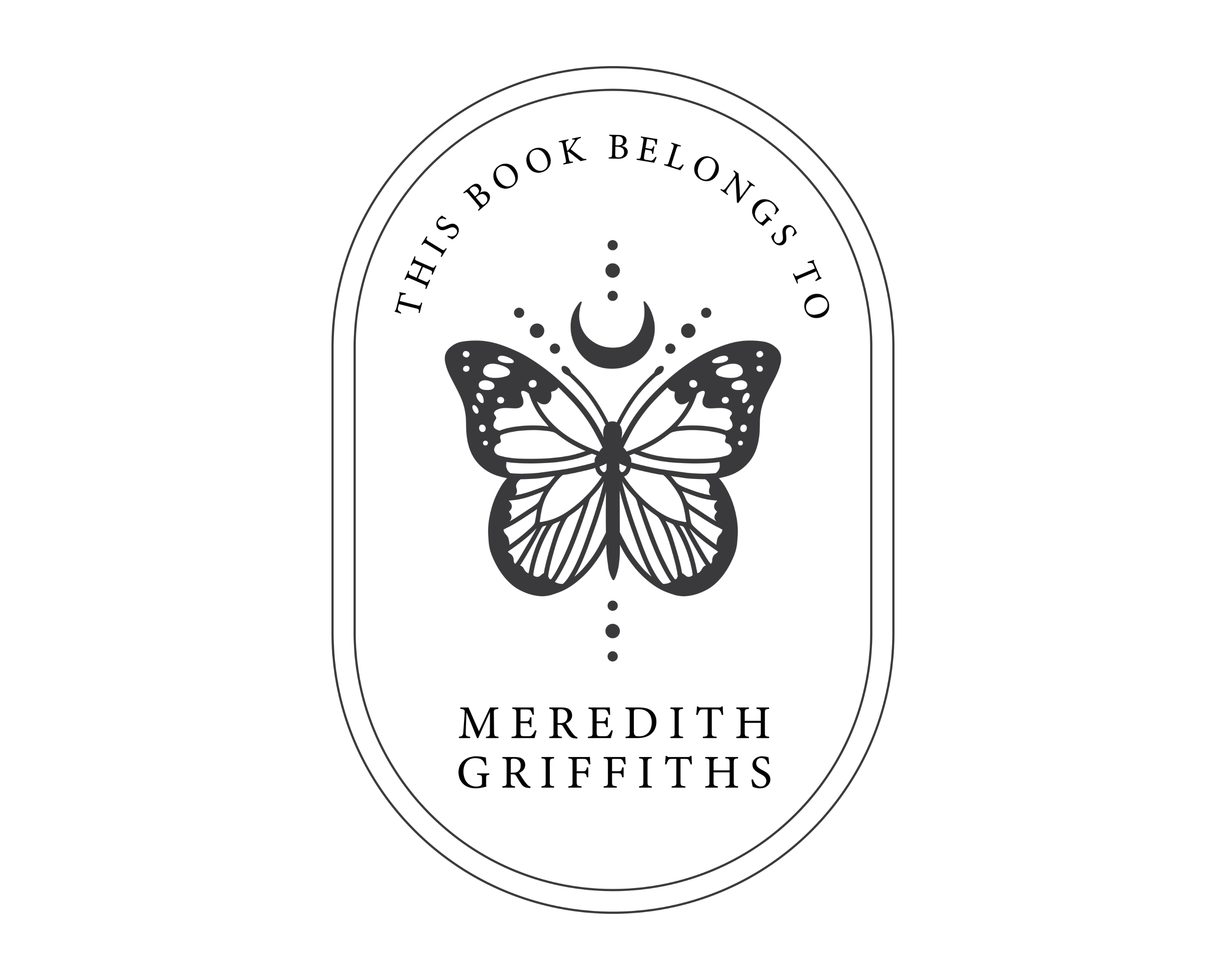 Personalized Book Self Ink Stamp - JL-BF8