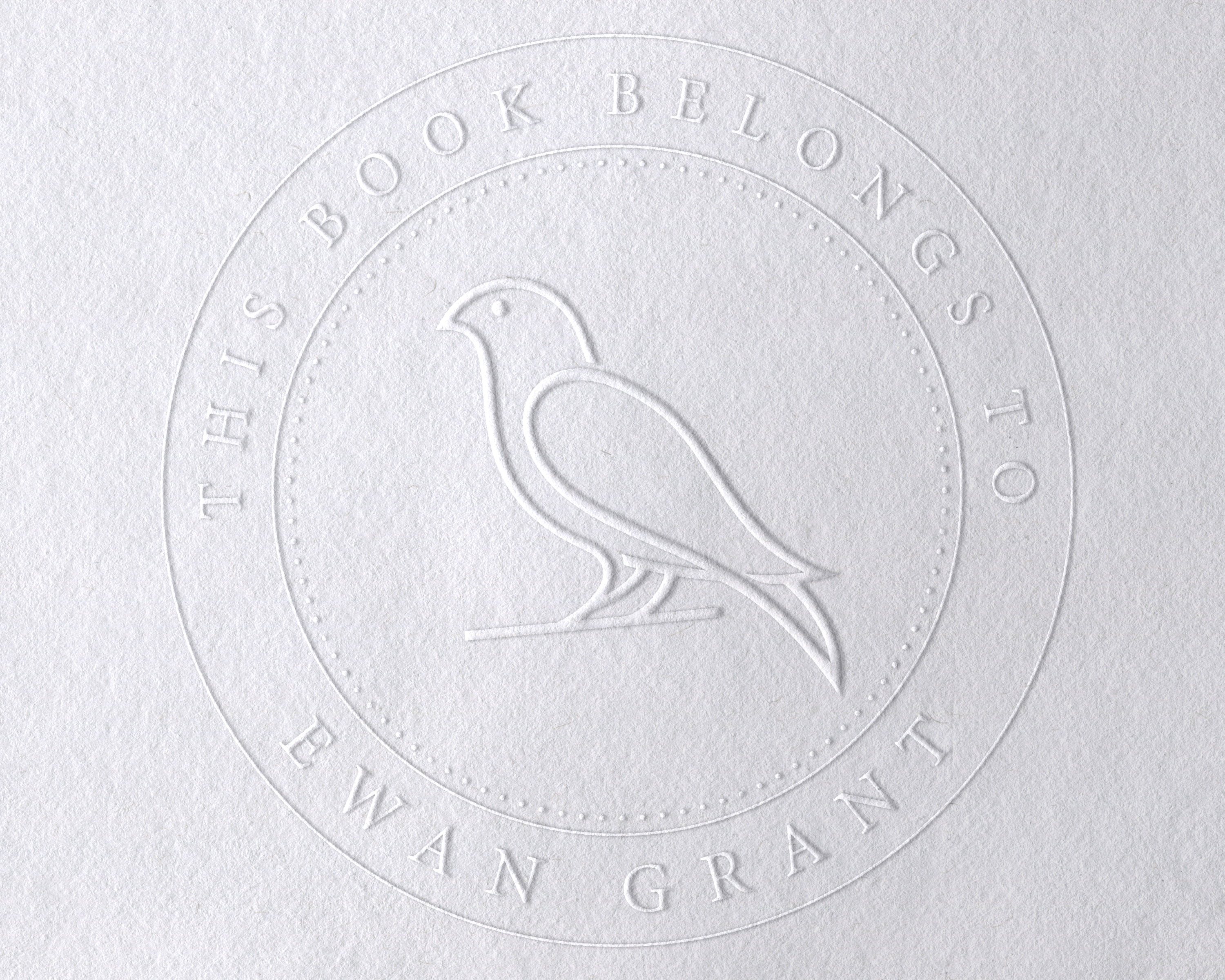 Personalized Book Embosser - JL-BIRD1