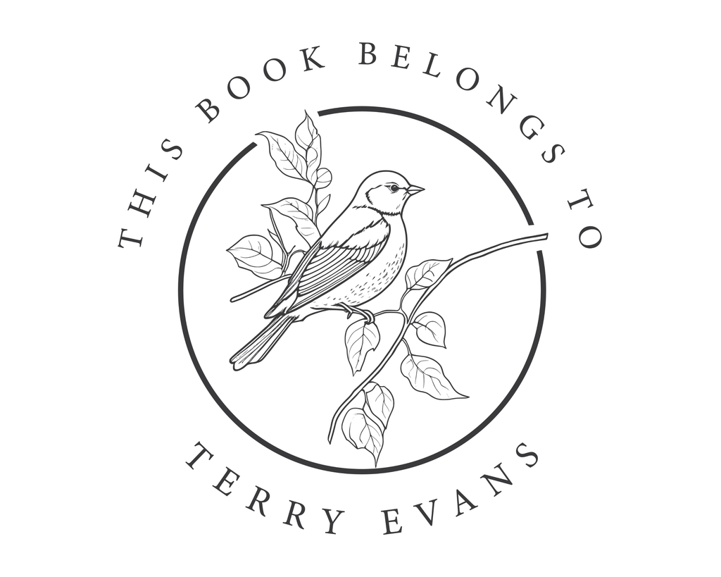 Personalized Book Wooden Handle Stamp - JL-BIRD4