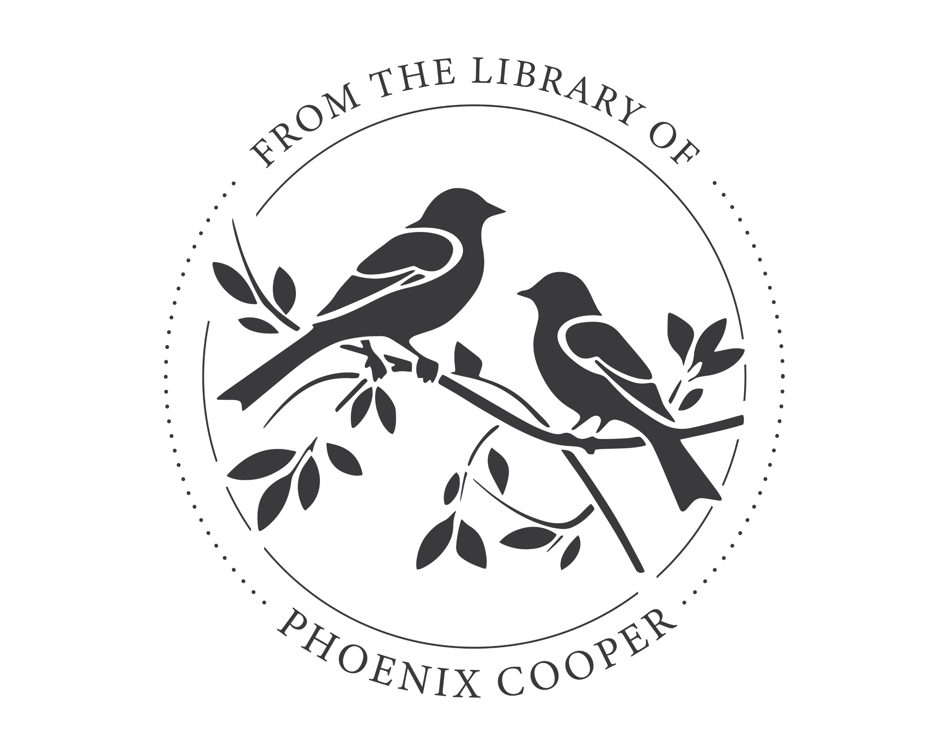 Personalized Book Wooden Handle Stamp - JL-BIRD5