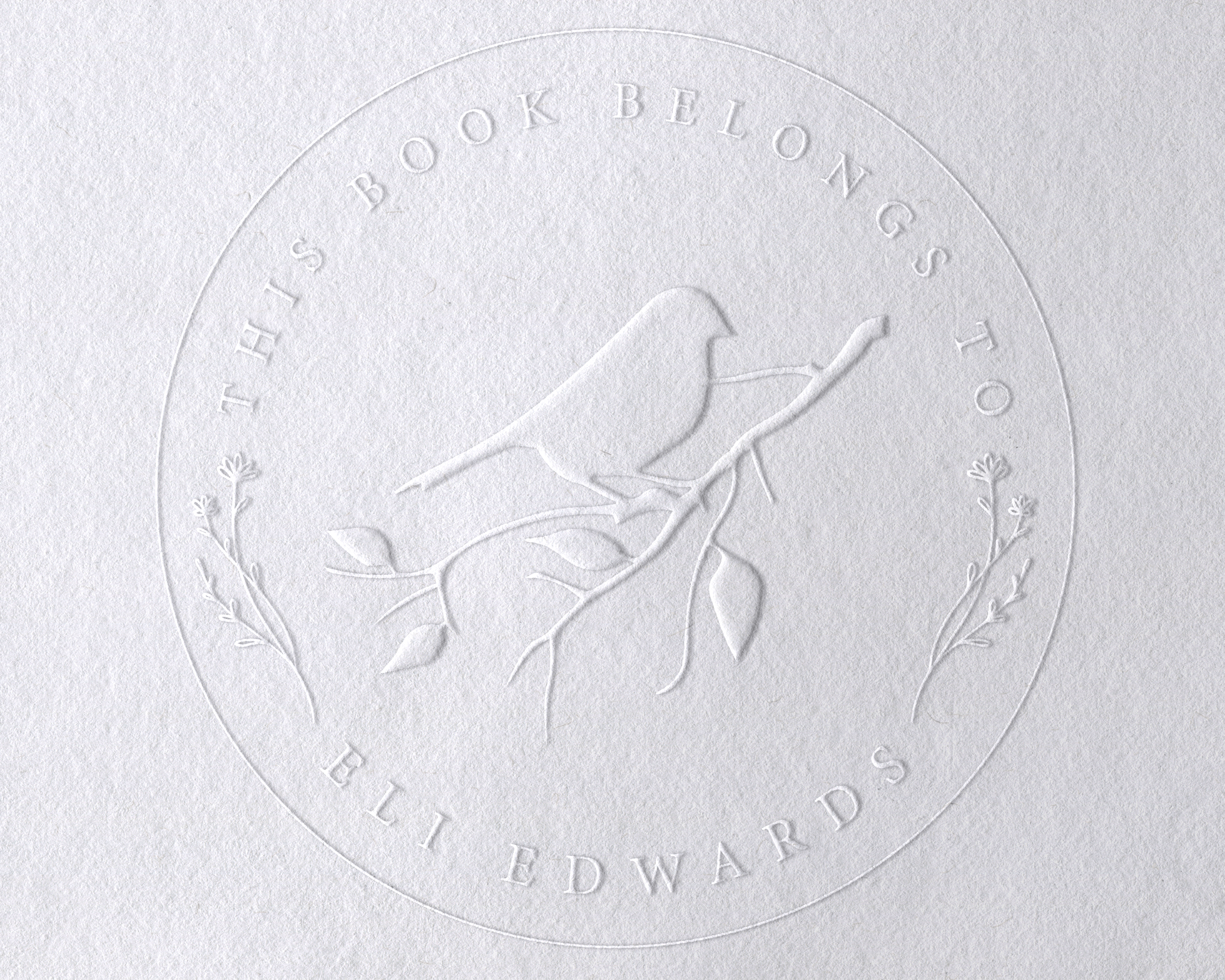 Personalized Book Embosser - JL-BIRD7