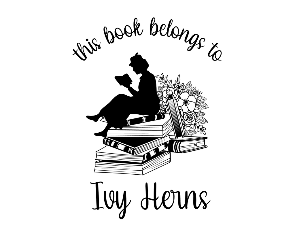 Personalized Book Wooden Handle Stamp - JL-Book13