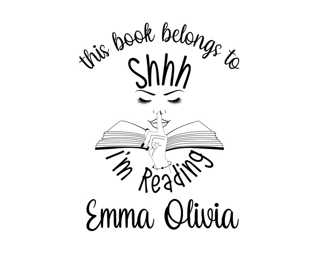 Personalized Book Self Ink Stamp - JL-Book20