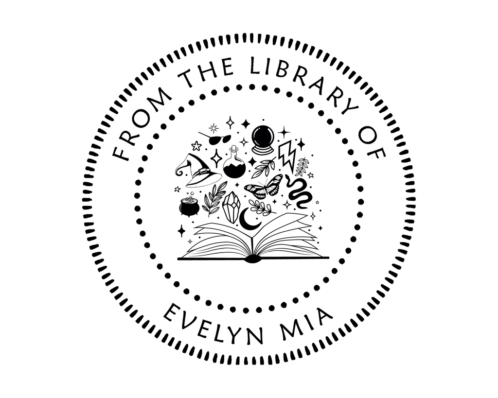 Personalized Book Self Ink Stamp - JL-Book23