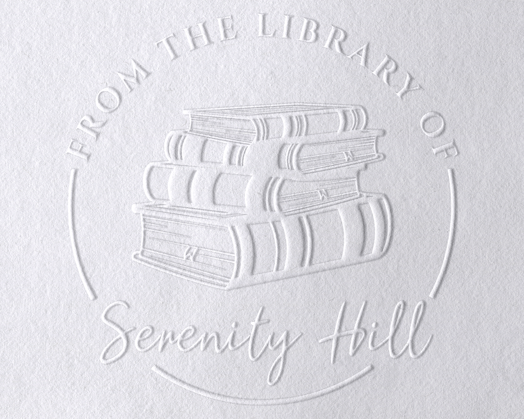 Floral Book Personalized Book Embosser - JL-Book66