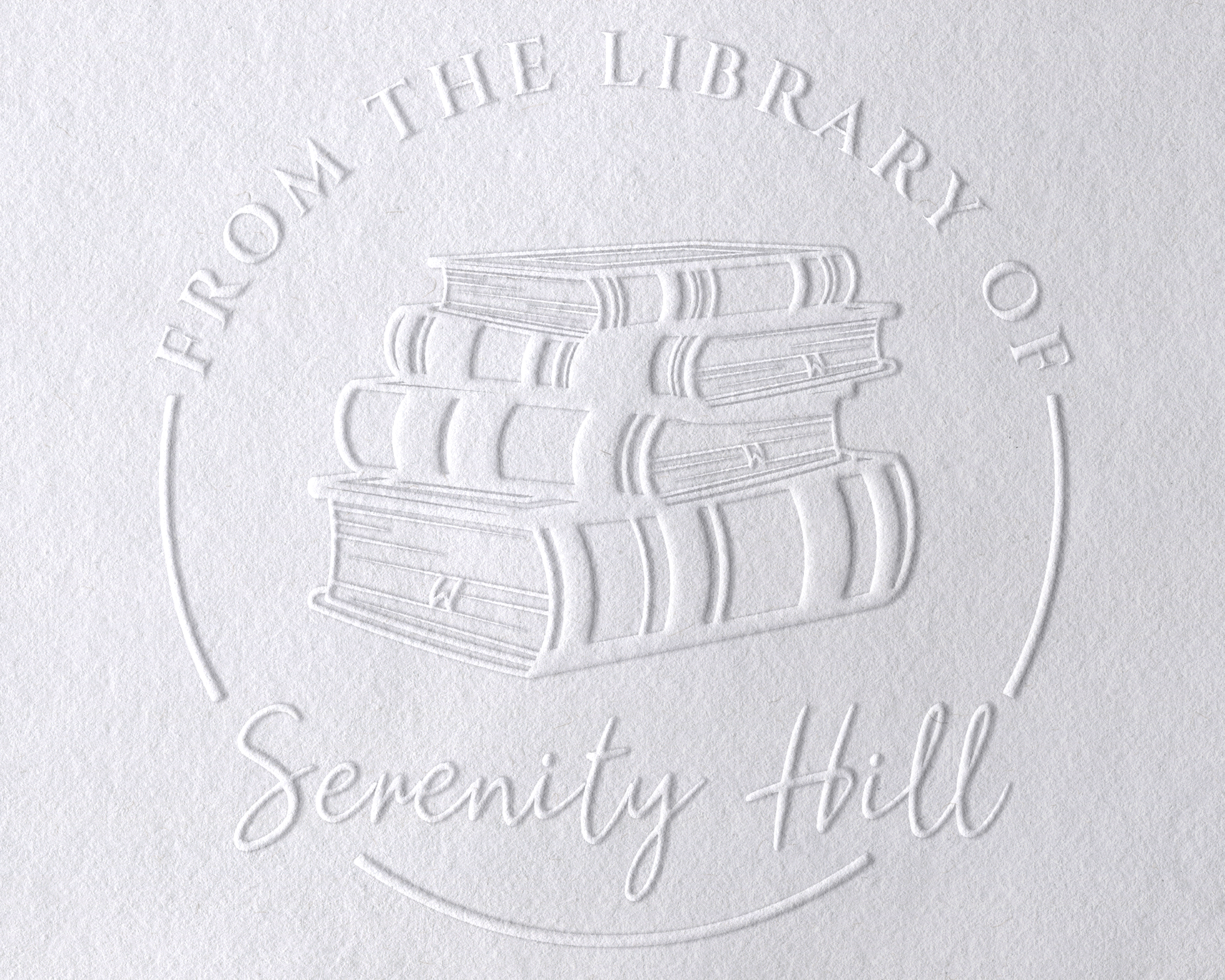 Floral Book Personalized Book Embosser - JL-Book66