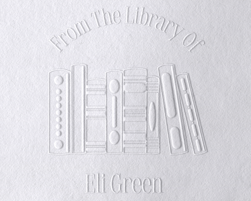 Floral Book Personalized Book Embosser - JL-Book68