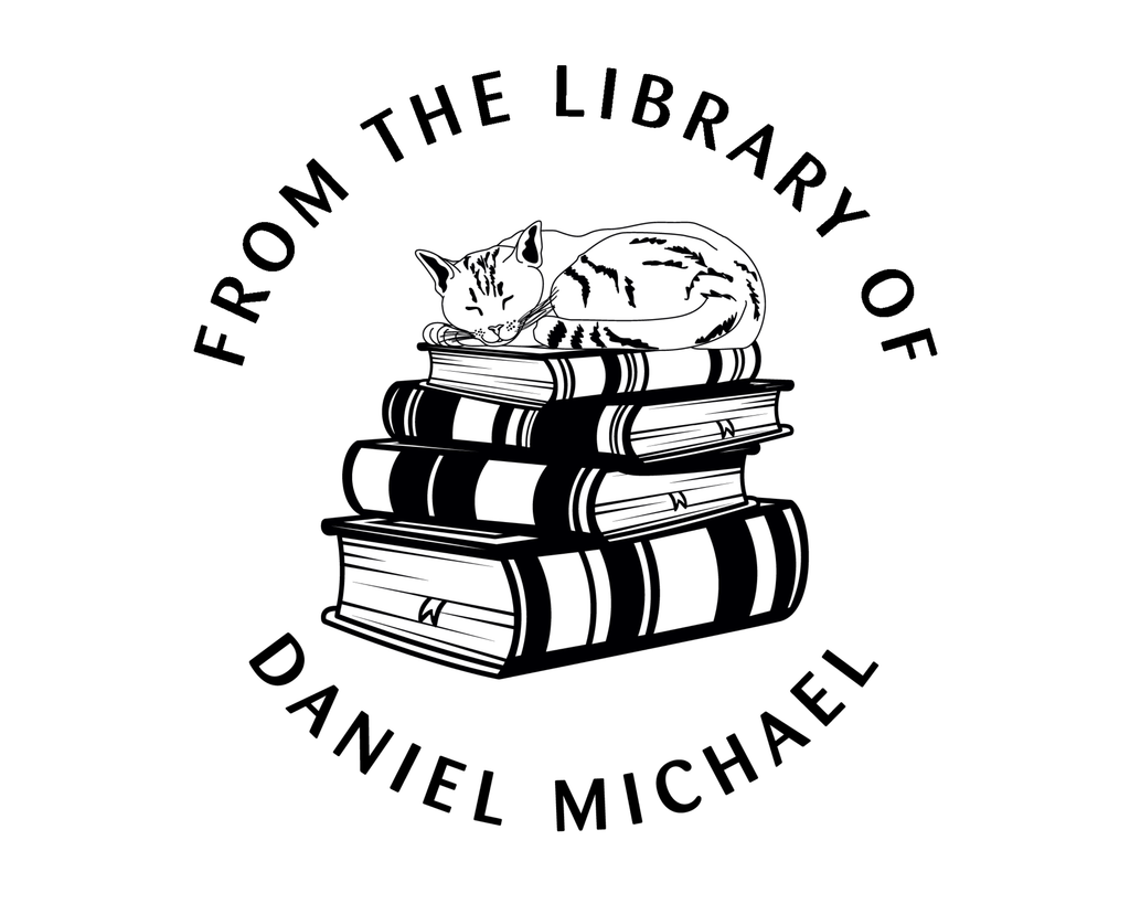 Personalized Book Wooden Handle Stamp - JL-Book8