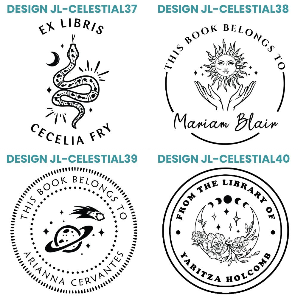 JL Celestial Designs Book Stamps Collection