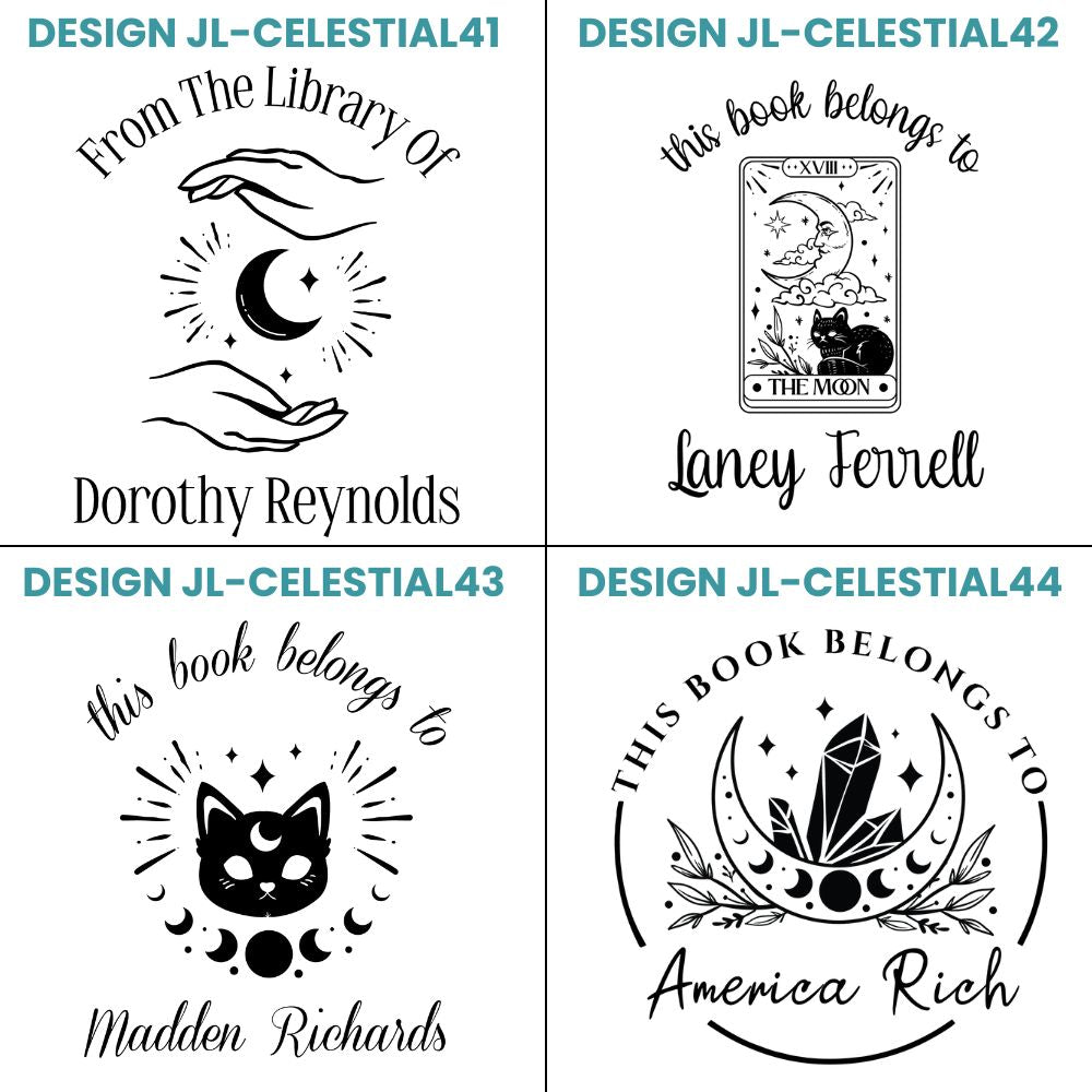 JL Celestial Designs Book Stamps Collection