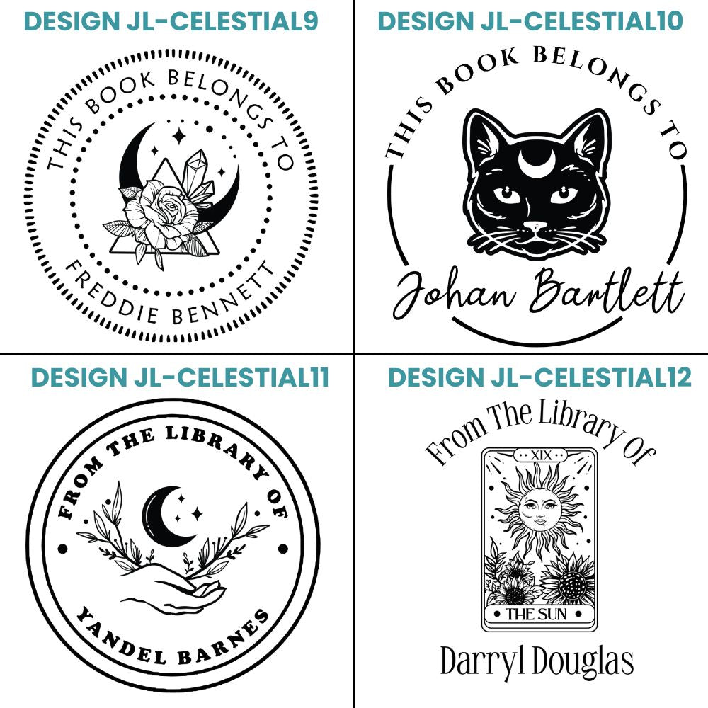 JL Celestial Designs Book Stamps Collection