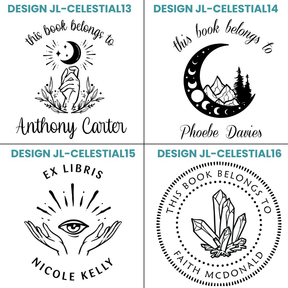 JL Celestial Designs Book Stamps Collection