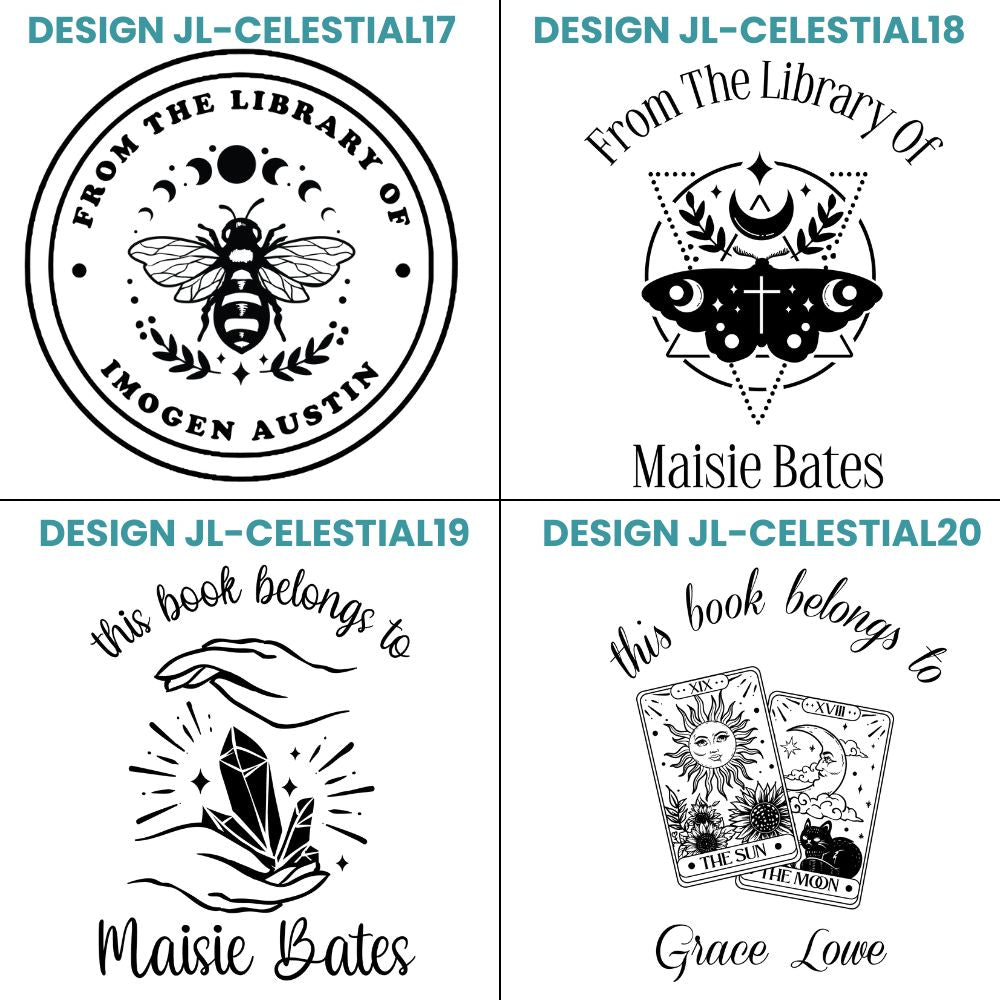 JL Celestial Designs Book Stamps Collection