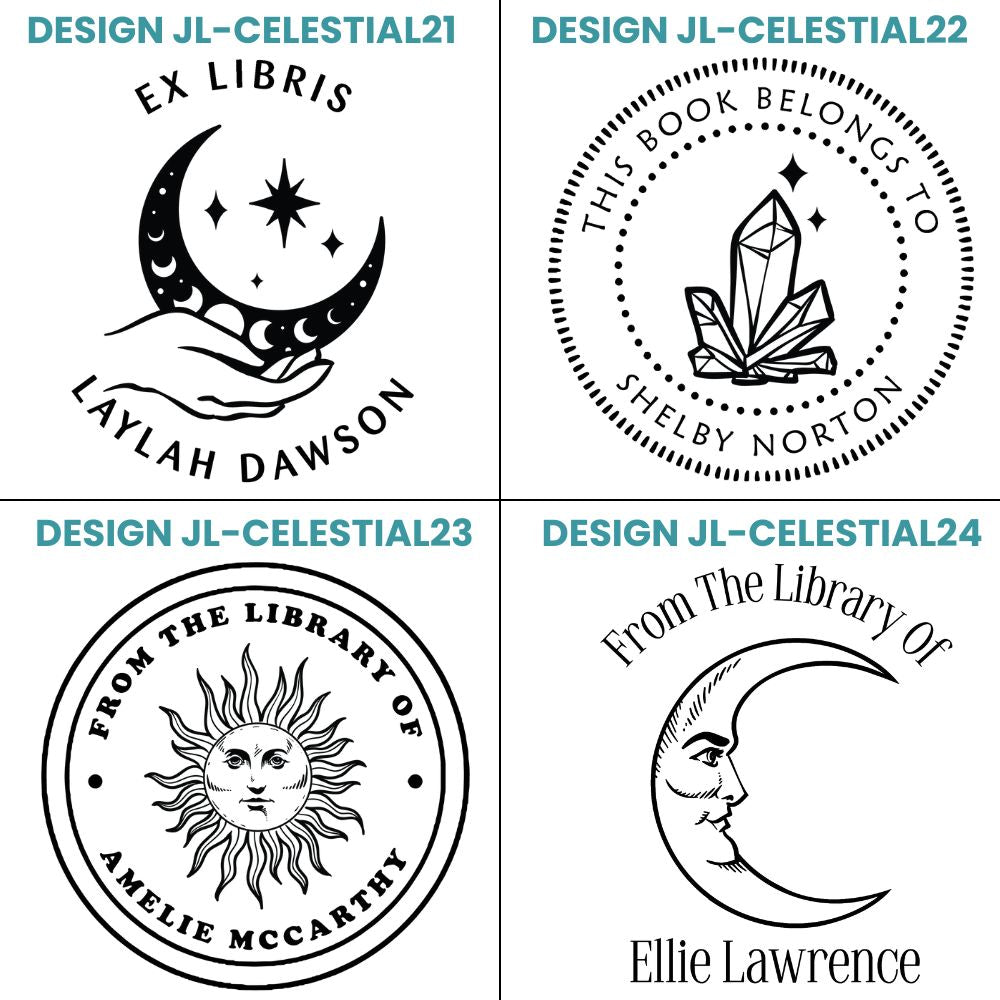 JL Celestial Designs Book Stamps Collection