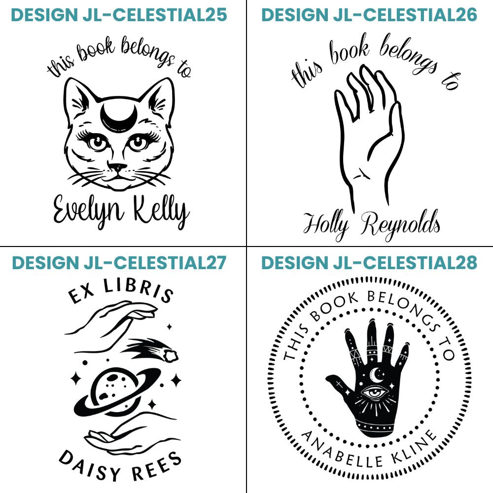 JL Celestial Designs Book Stamps Collection