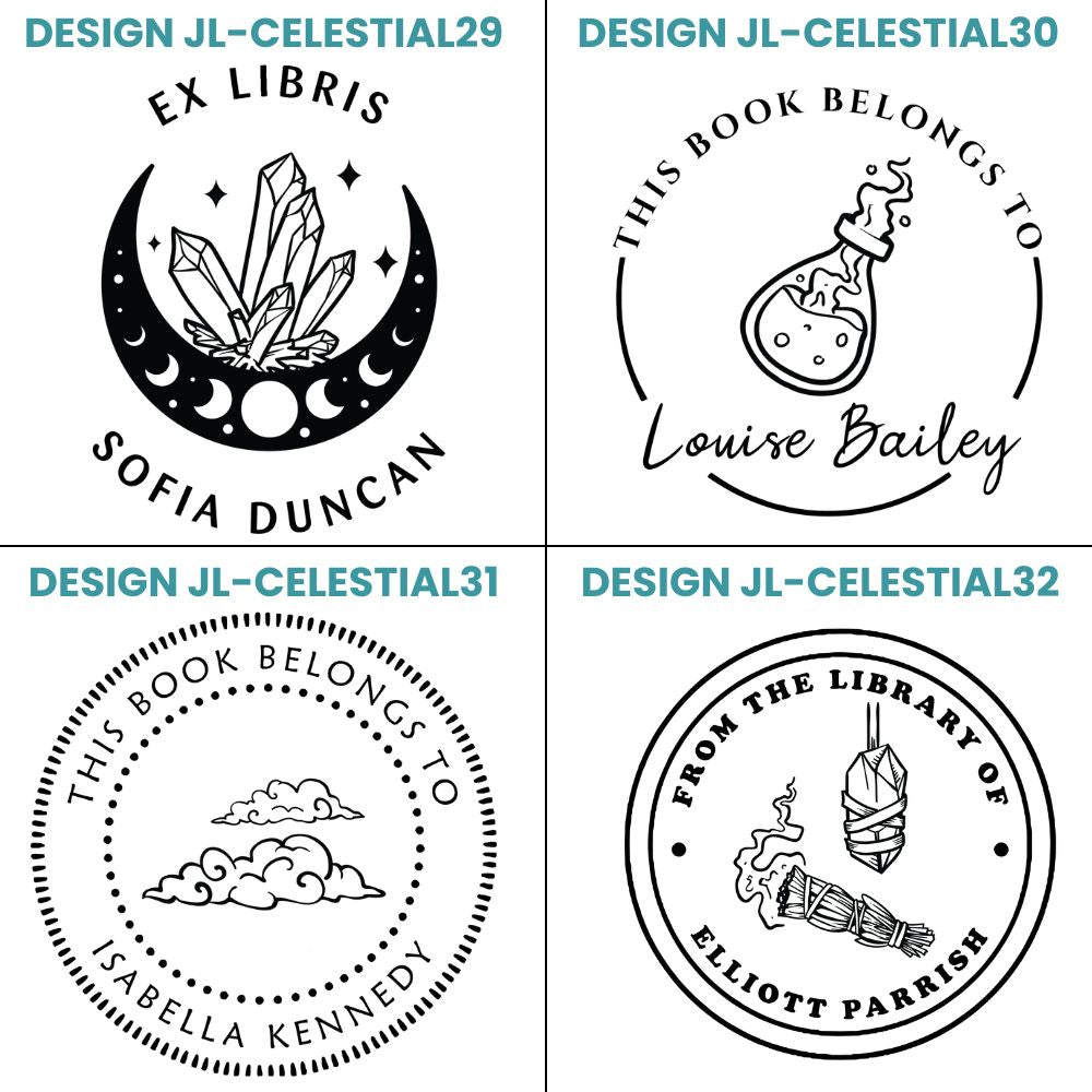 JL Celestial Designs Book Stamps Collection