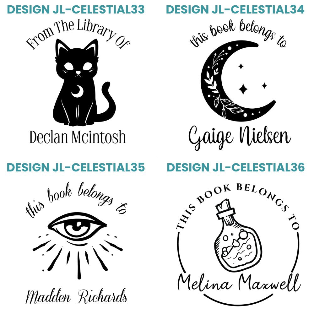 JL Celestial Designs Book Stamps Collection