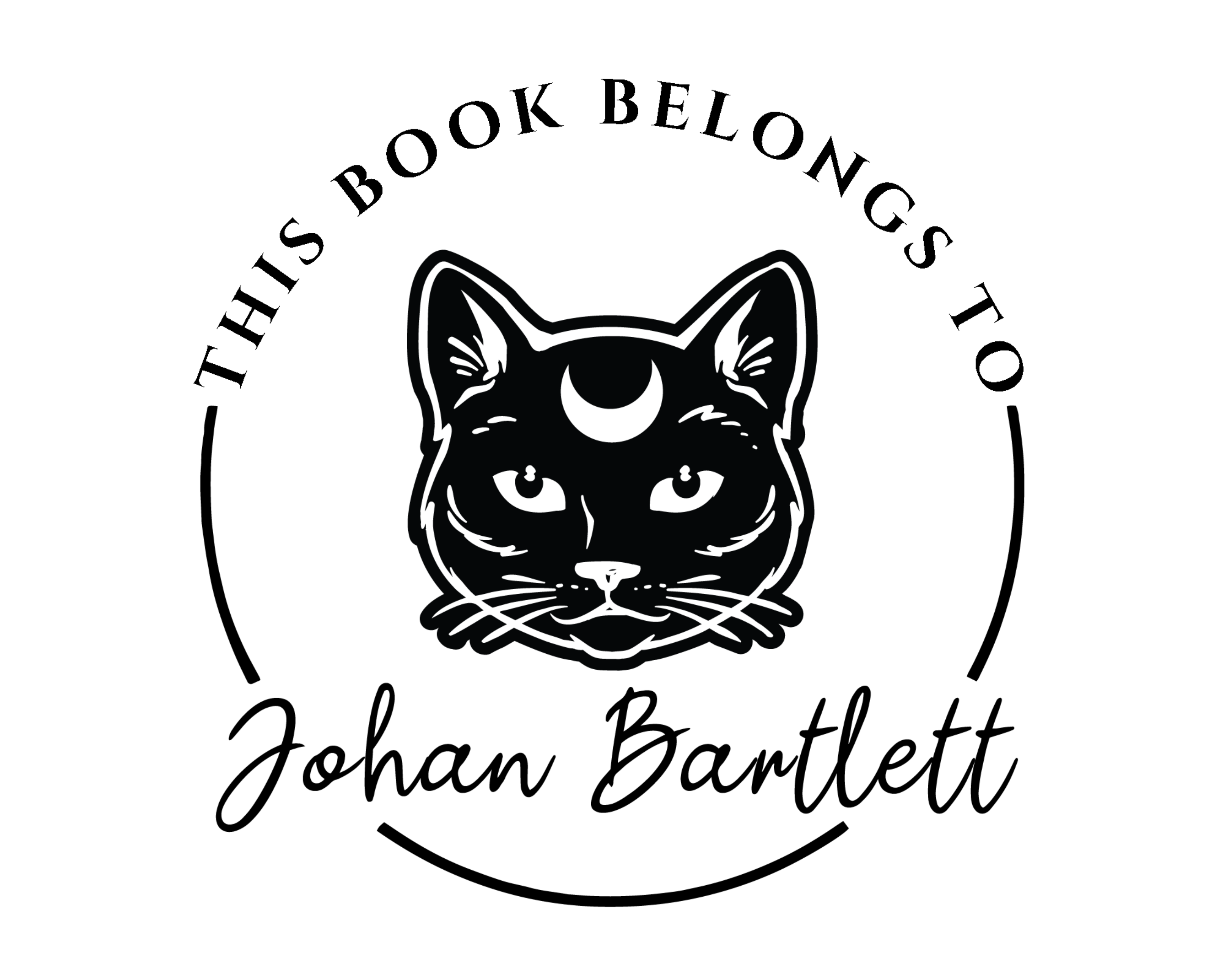 Personalized Book Self Ink Stamp - JL-Celestial10