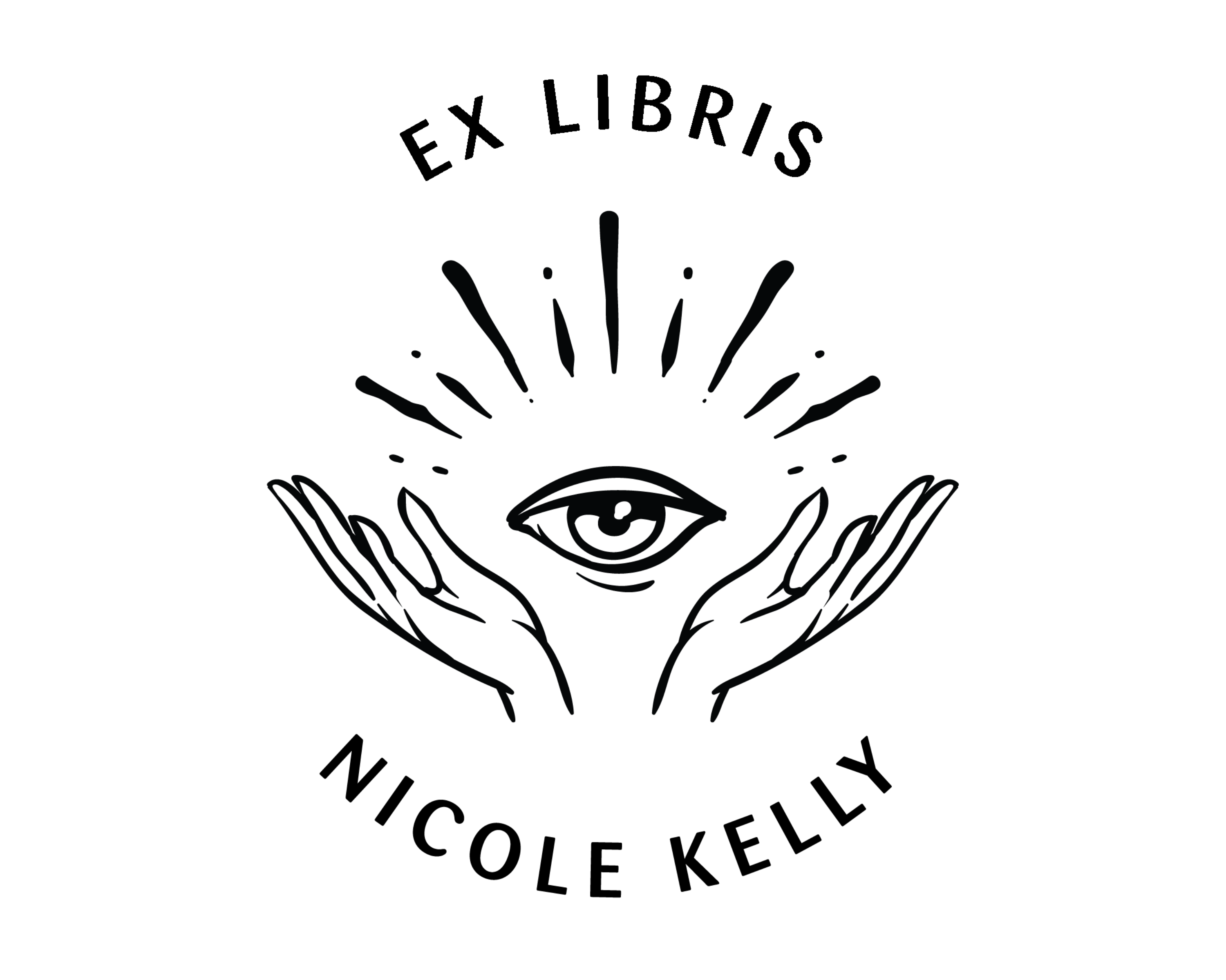 Personalized Book Wooden Handle Stamp - JL-Celestial15