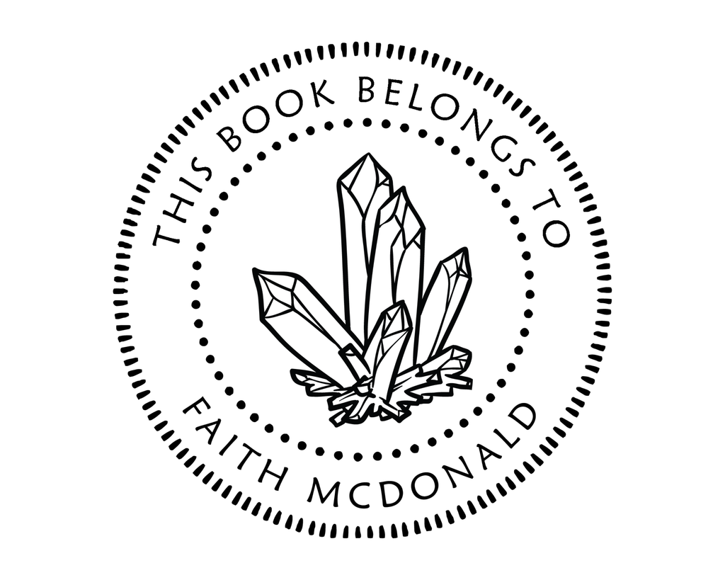 Personalized Book Self Ink Stamp - JL-Celestial16