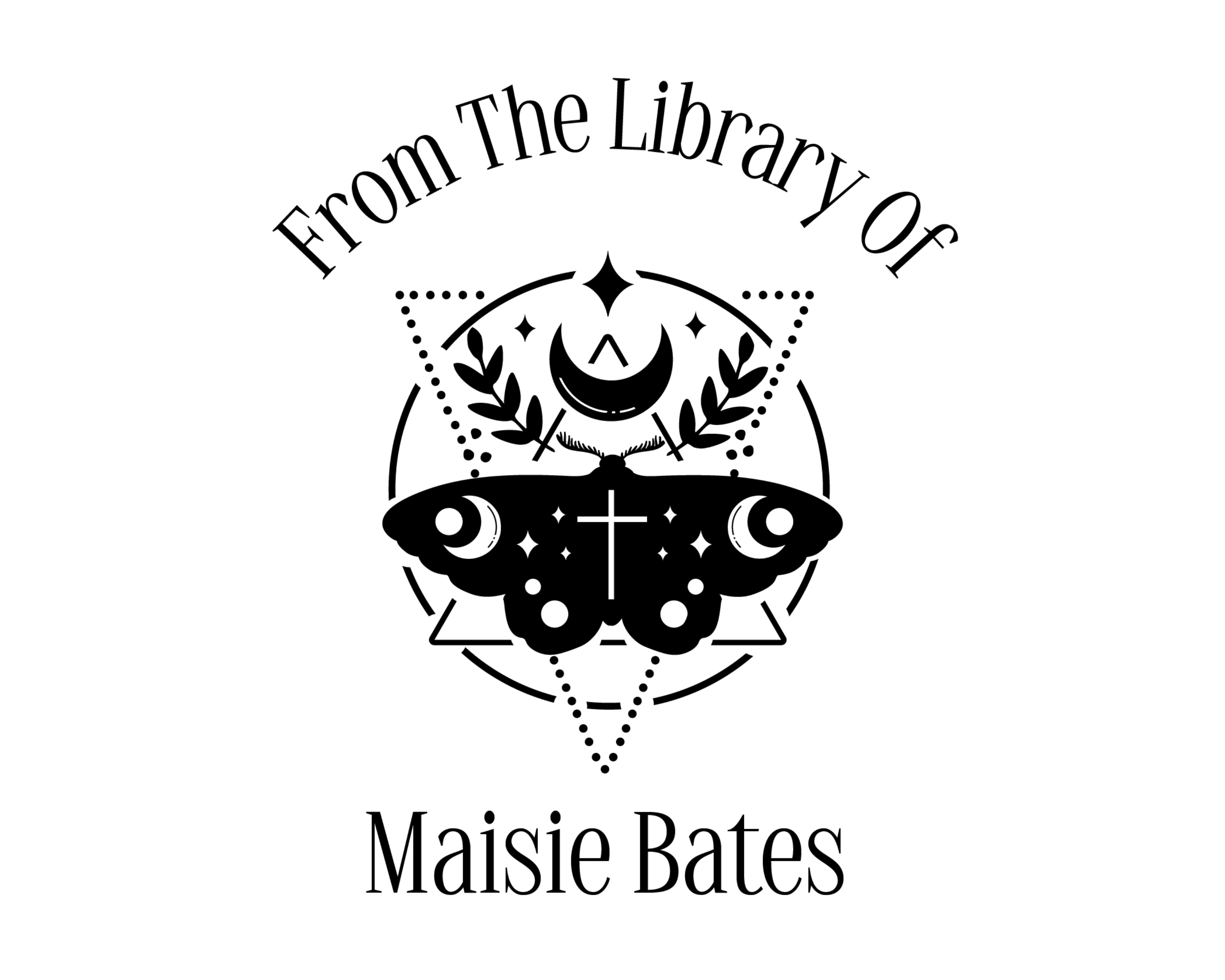 Personalized Book Self Ink Stamp - JL-Celestial18