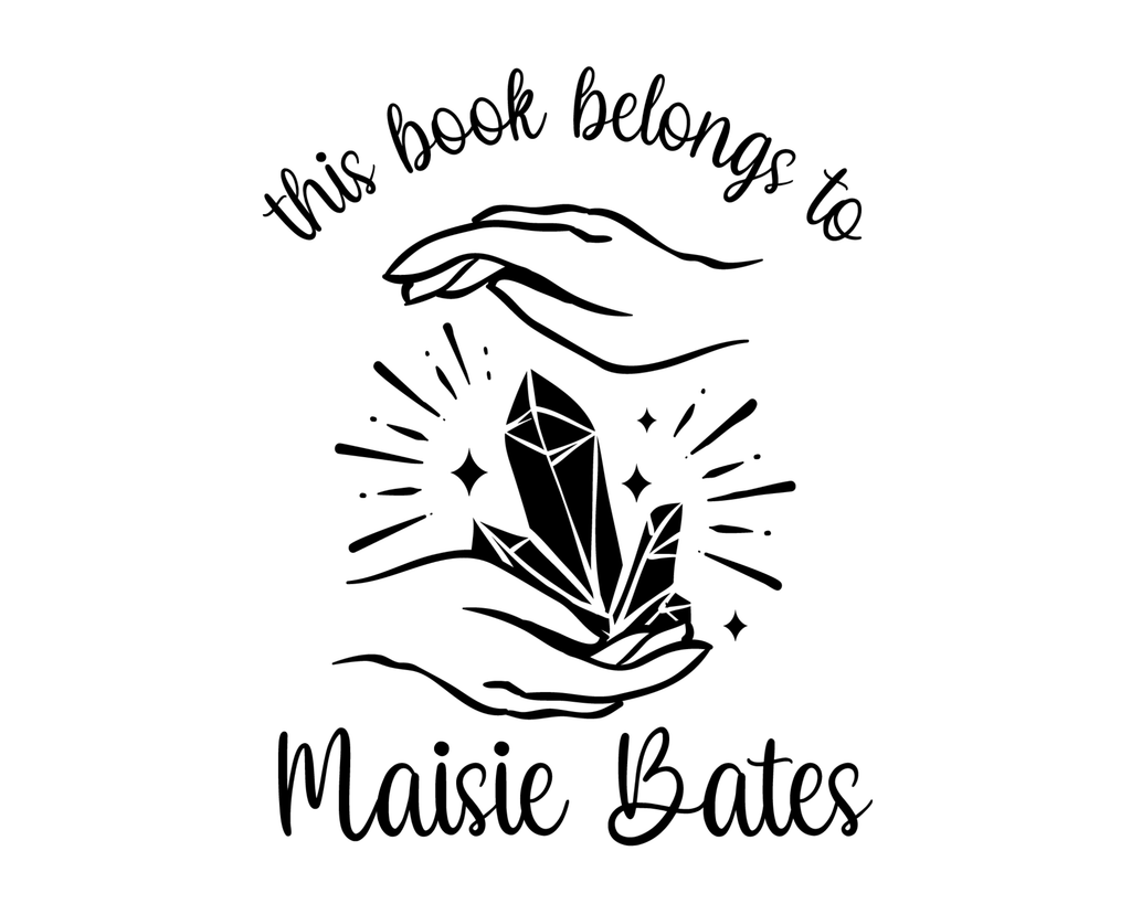 Personalized Book Self Ink Stamp - JL-Celestial19