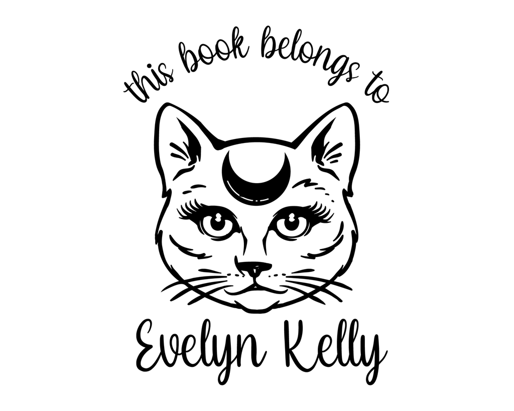 Personalized Book Wooden Handle Stamp - JL-Celestial25