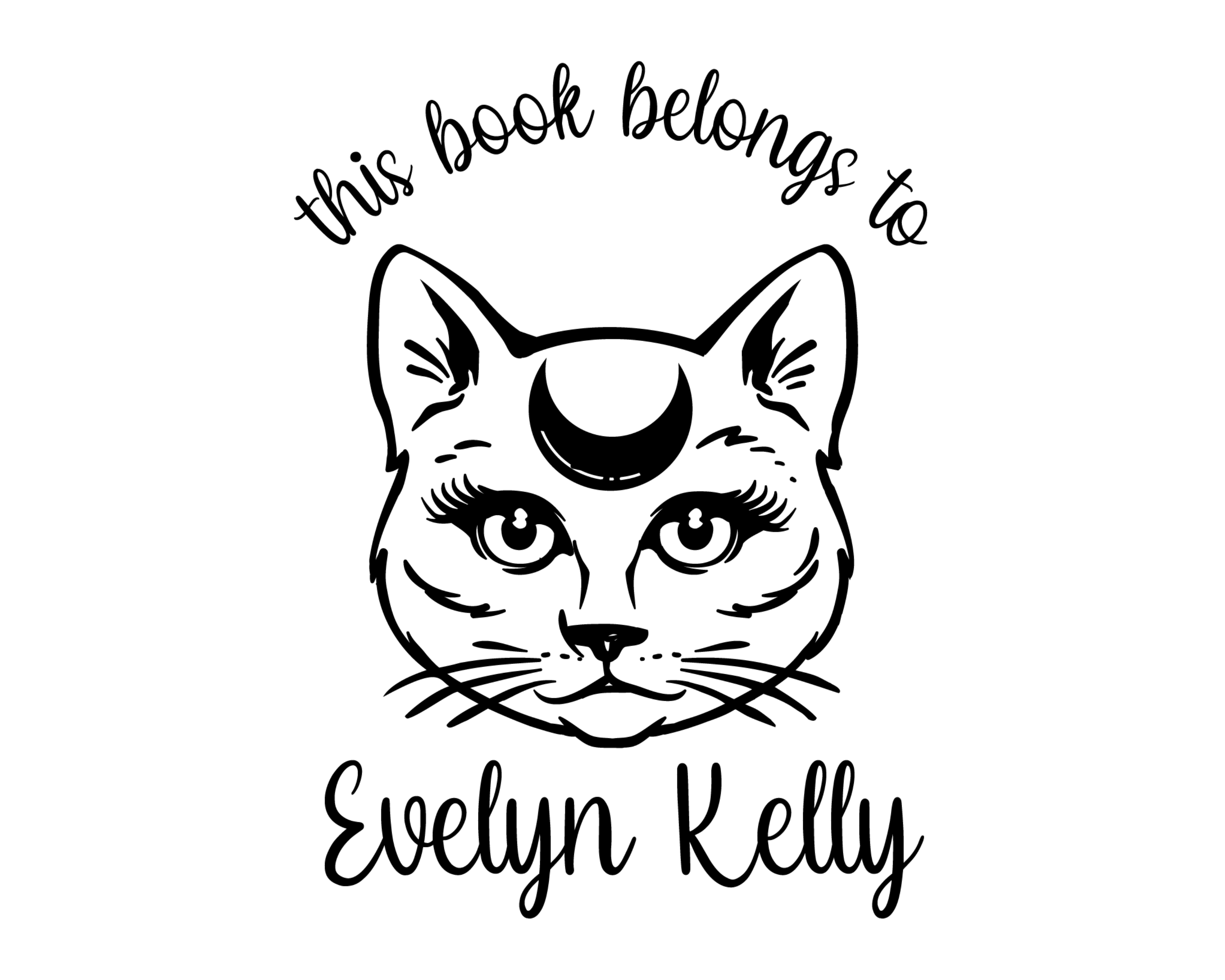 Personalized Book Wooden Handle Stamp - JL-Celestial25