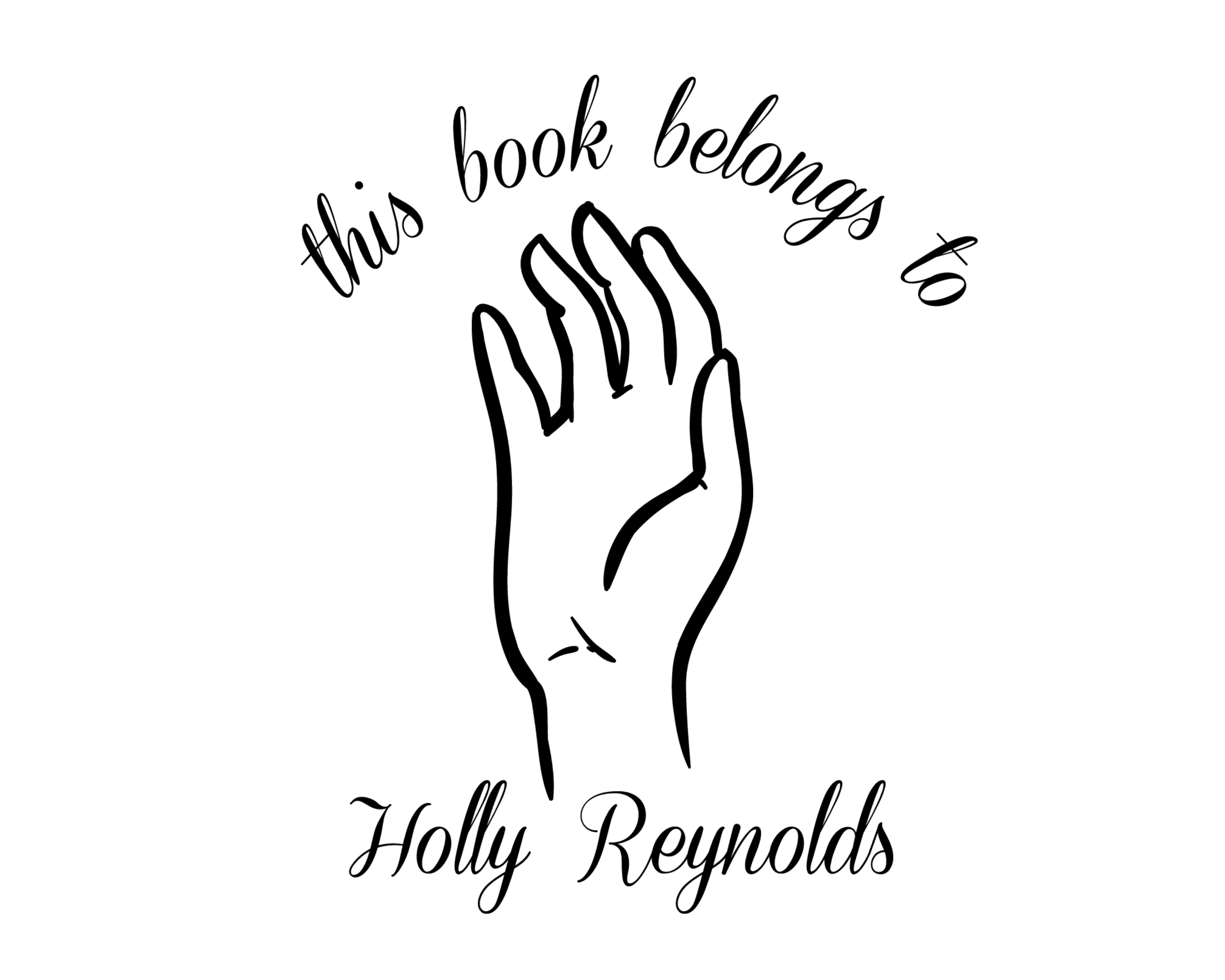 Personalized Book Wooden Handle Stamp - JL-Celestial26