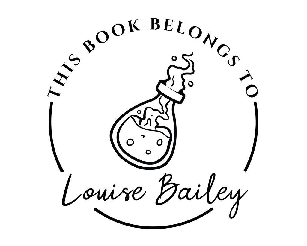 Personalized Book Wooden Handle Stamp - JL-Celestial30