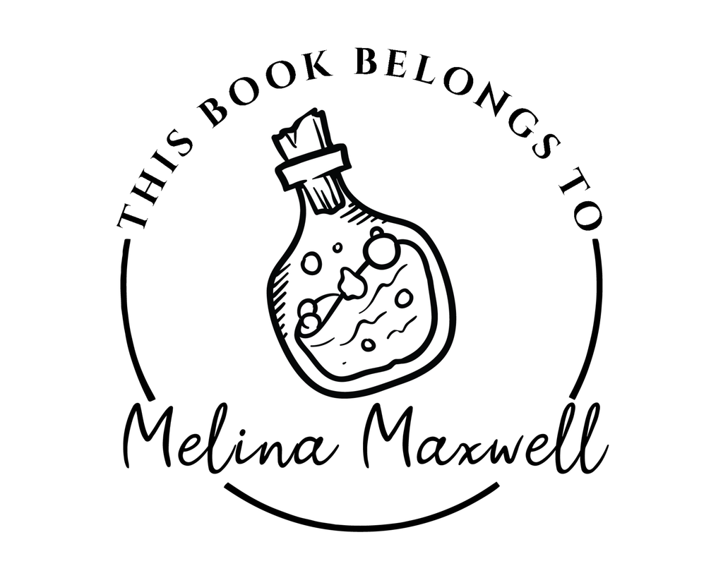 Personalized Book Self Ink Stamp - JL-Celestial36
