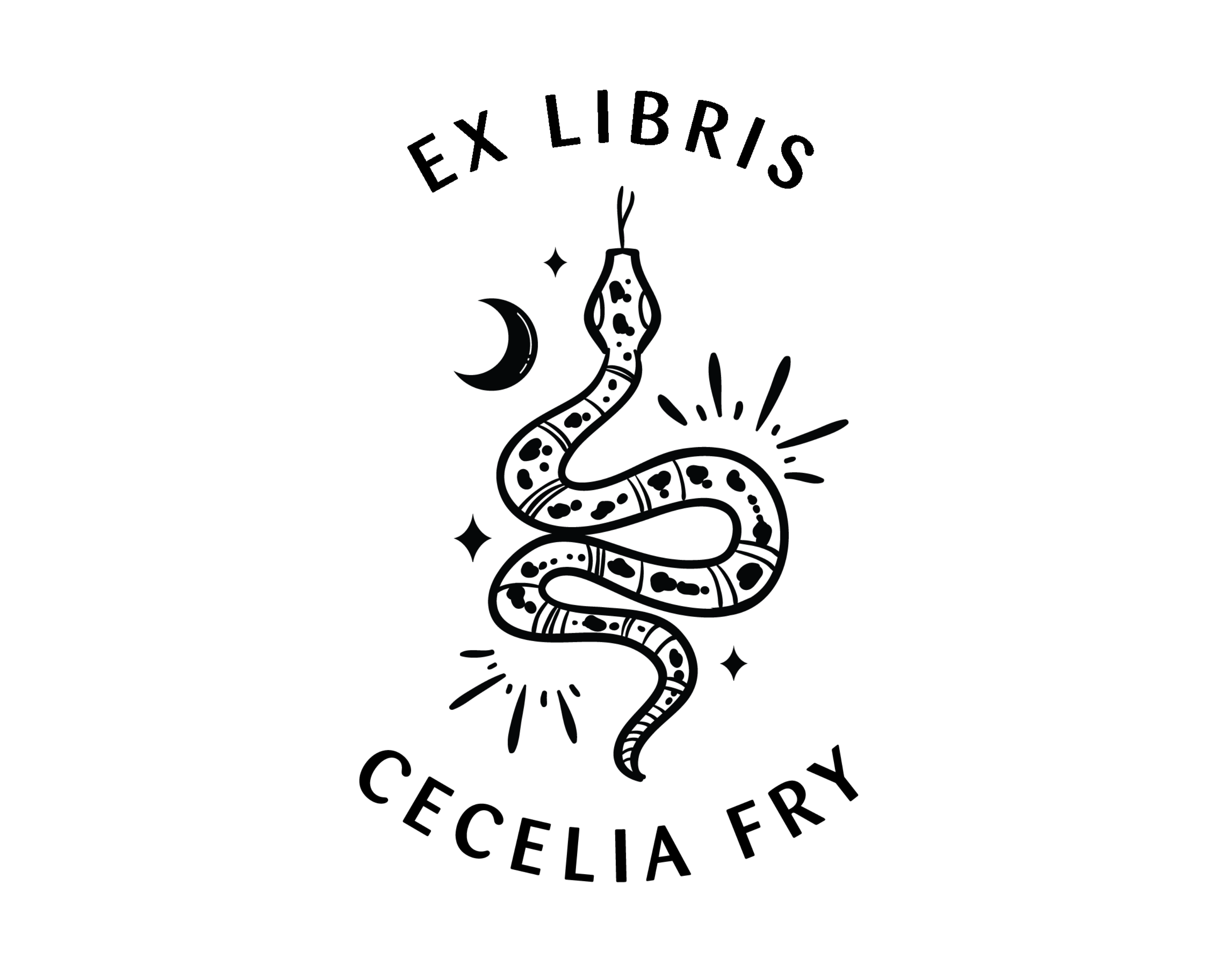 Personalized Book Self Ink Stamp - JL-Celestial37