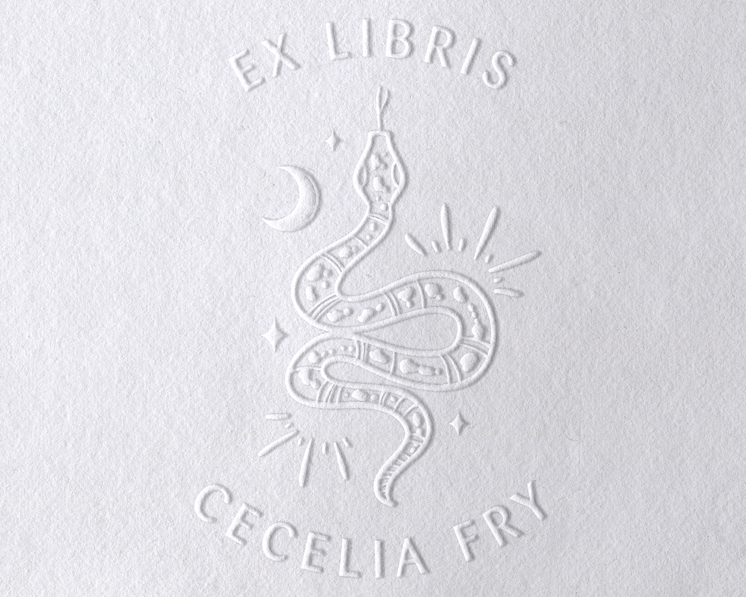 Animal Themed Personalized Book Embosser - JL-Celestial37