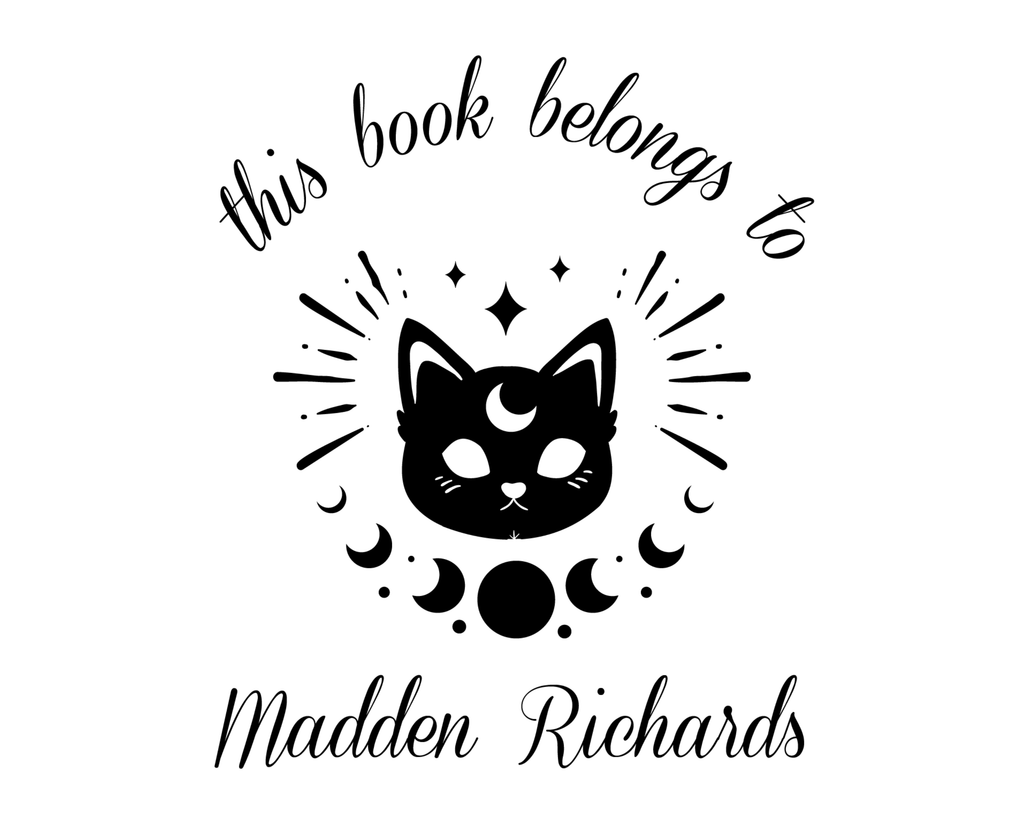 Personalized Book Self Ink Stamp - JL-Celestial43