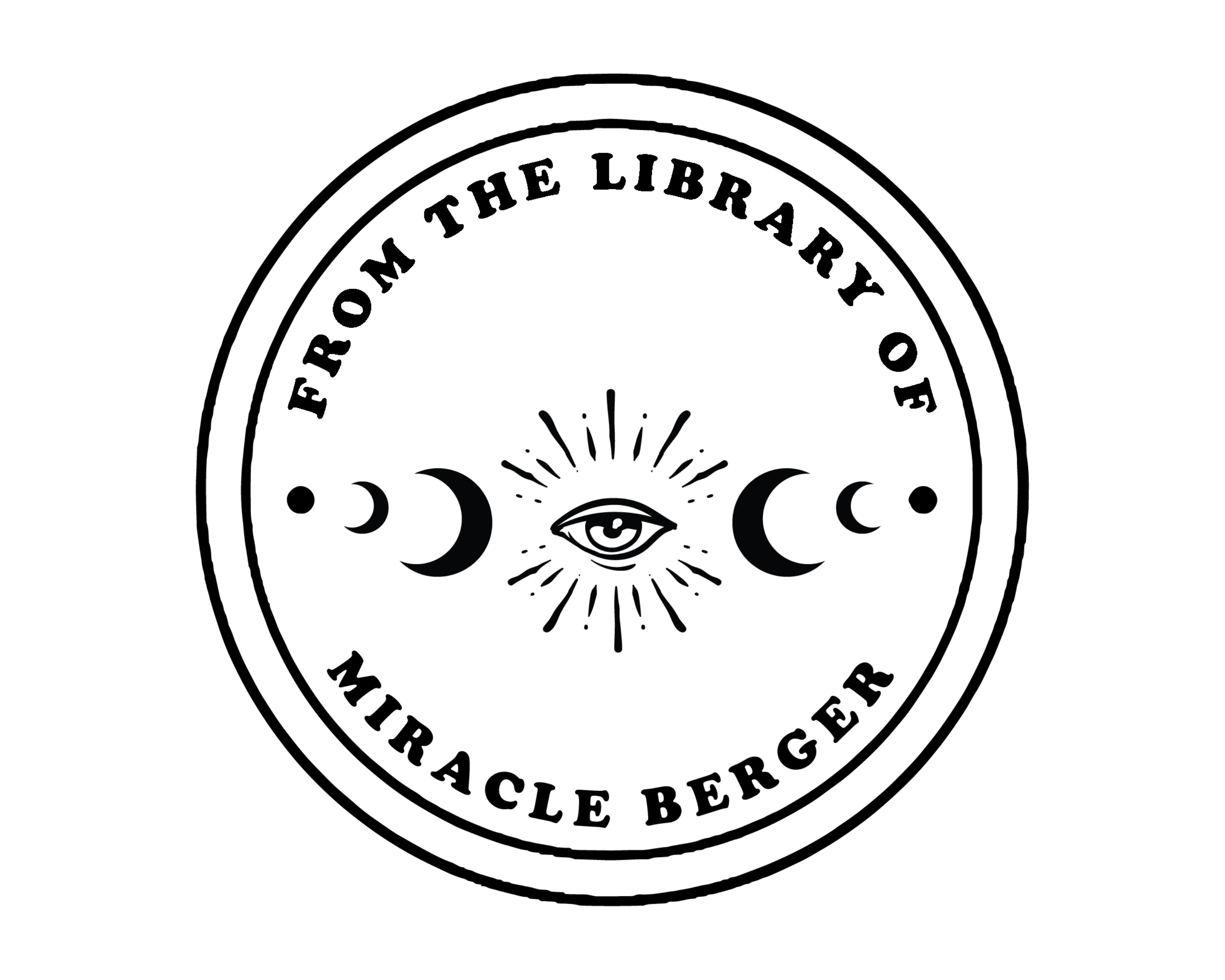 Personalized Book Wooden Handle Stamp - JL-Celestial48