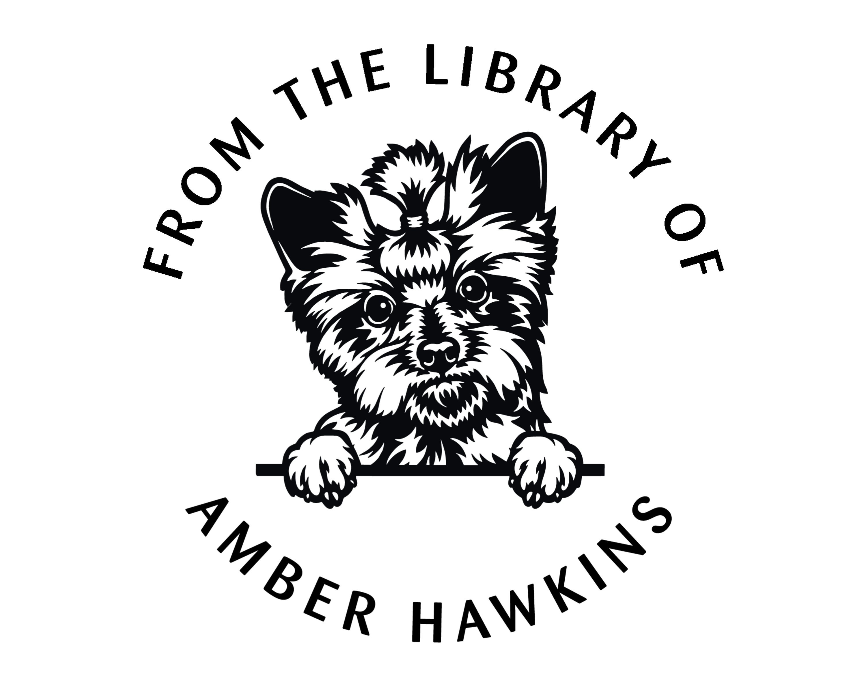 Personalized Book Self Ink Stamp - JL-DOG15-YorkshireTerrier