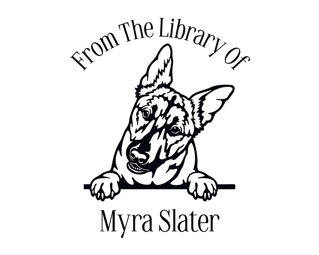 Personalized Book Wooden Handle Stamp - JL-DOG19-BelgianMalinois