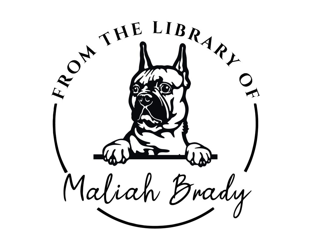 Personalized Book Self Ink Stamp - JL-DOG31-FrenchBulldog