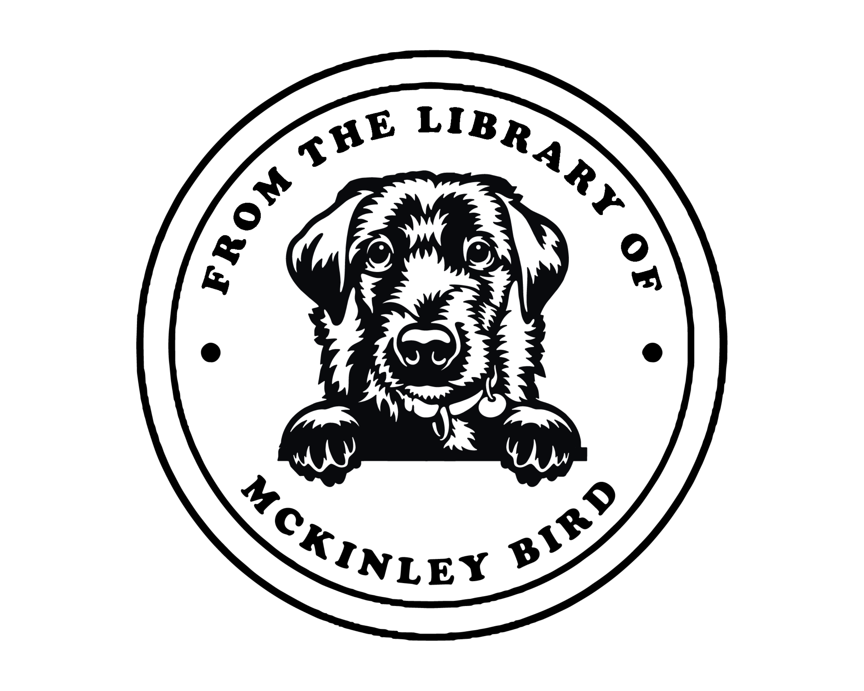 Personalized Book Self Ink Stamp - JL-DOG32-GermanJagdterrier