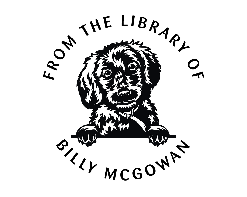 Personalized Book Wooden Handle Stamp - JL-DOG8-Poodle