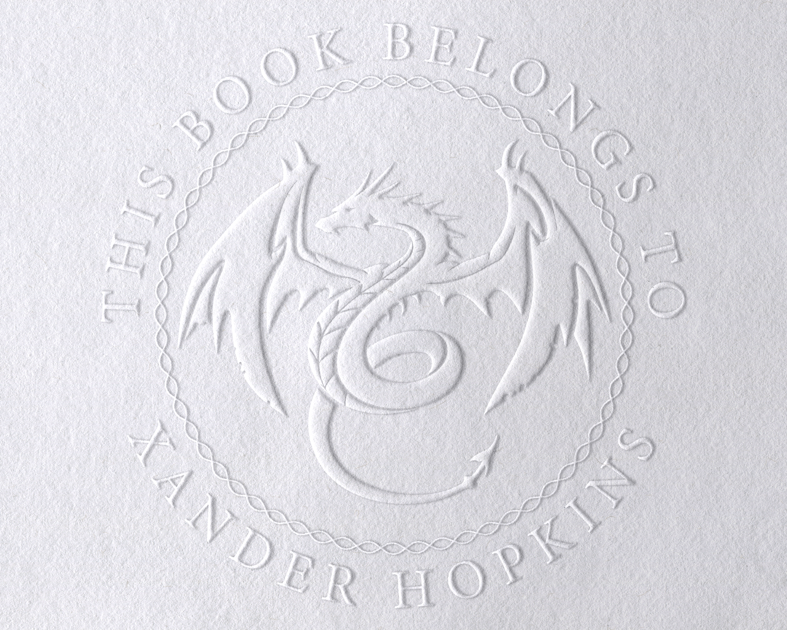 Personalized Book Embosser - JL-DRAGON10