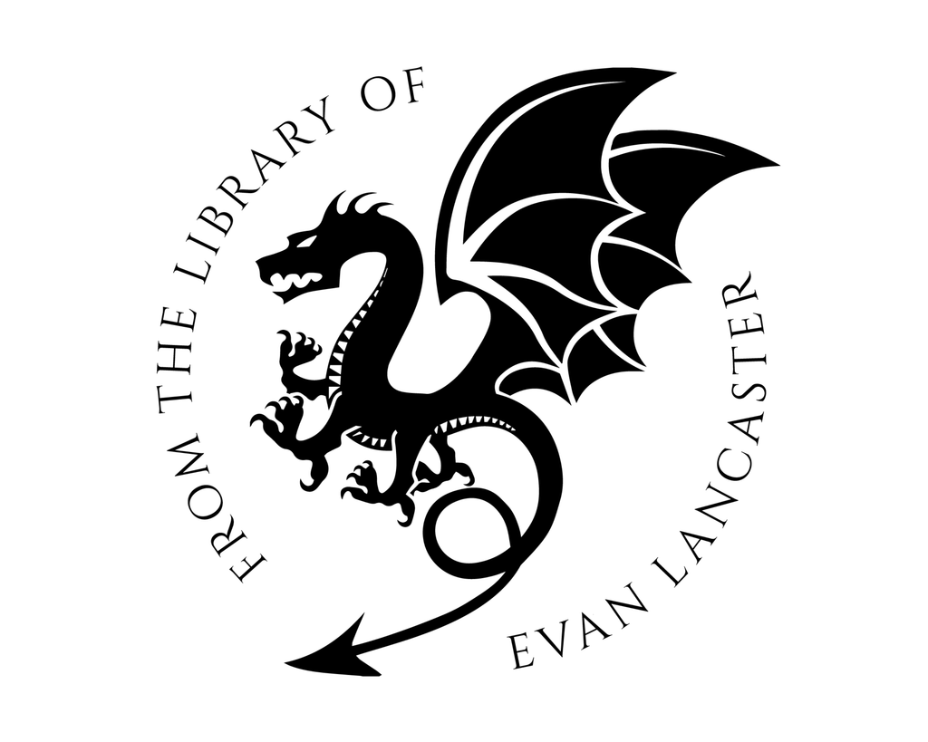 Personalized Book Wooden Handle Stamp - JL-DRAGON1