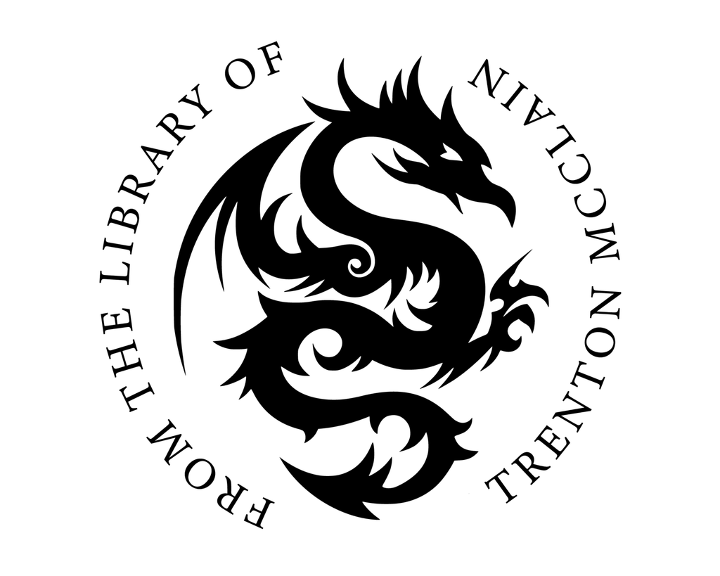 Personalized Book Self Ink Stamp - JL-DRAGON2