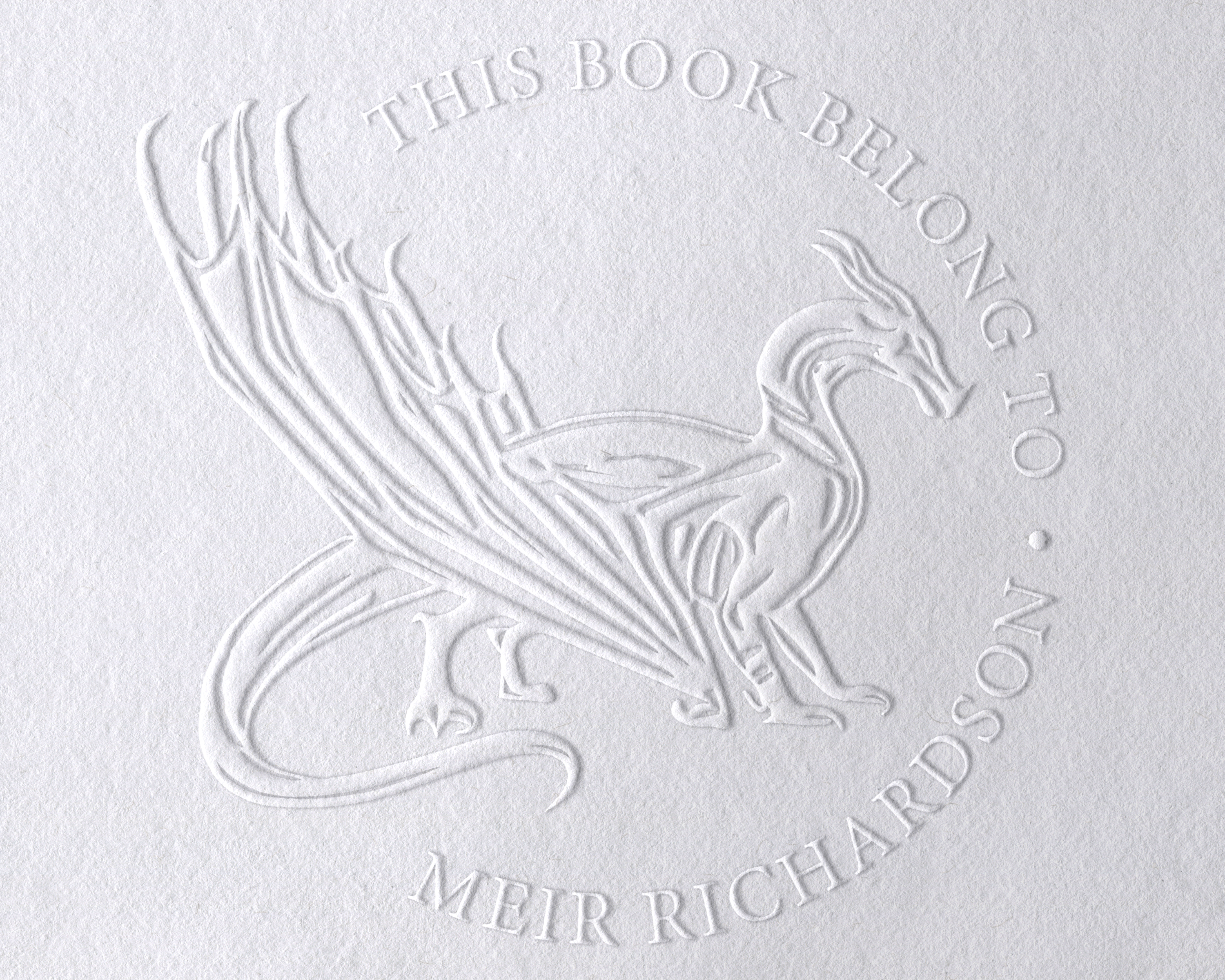 Personalized Book Embosser - JL-DRAGON3